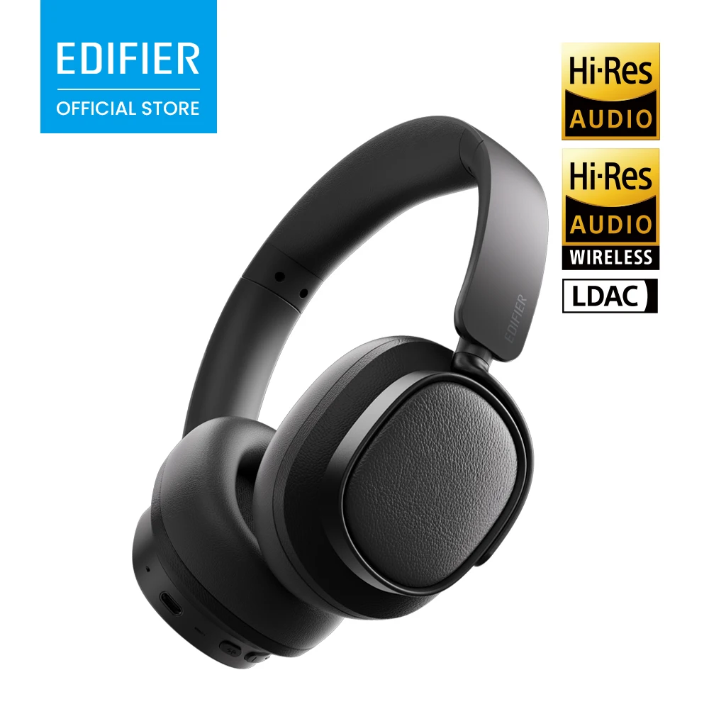 Edifier ES850NB Wireless Over-Ear Headphone Hybrid ANC -45dB Hi-Res LDAC 92H Battery Fast Charge Bluetooth V5.4 AI Call Earphone