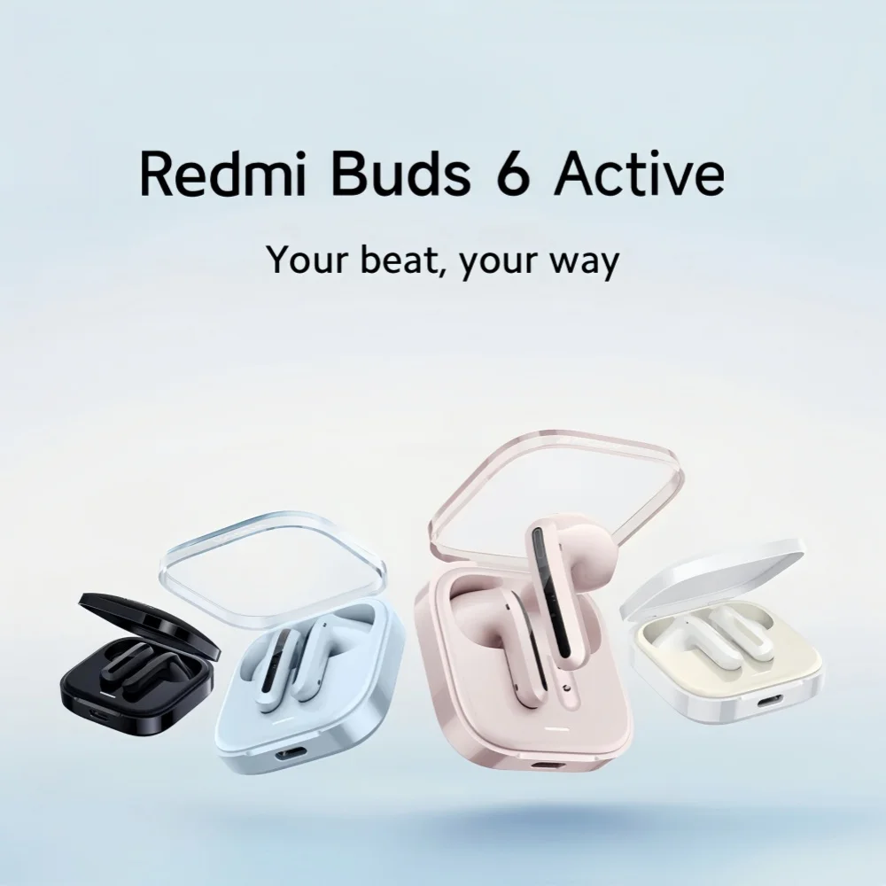 NEW Xiaomi Redmi Buds 6 Active TWS Bluetooth Earphone 30h Long Battery Life 5 Tuning Modes BT 5.4 Wireless Headphone Headset